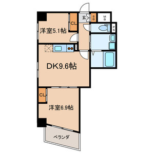 千蔵(CHIKURA)の間取り