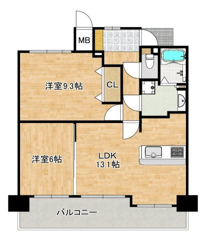 ソワール新檜尾台８号棟の間取り|【南東向き日当たり良好】たっぷりの陽光に包まれる明るいに気持ちも明るくなりますね♪