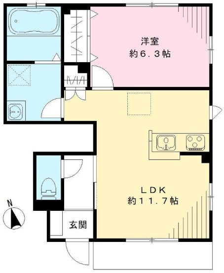 大泉グリーンハイツB棟の間取り