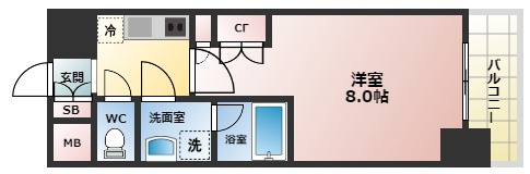 ブランシエスタ西宮の間取り