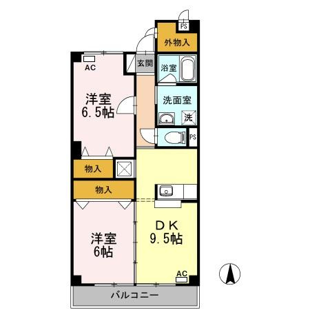 カトゥル セゾン札場の間取り