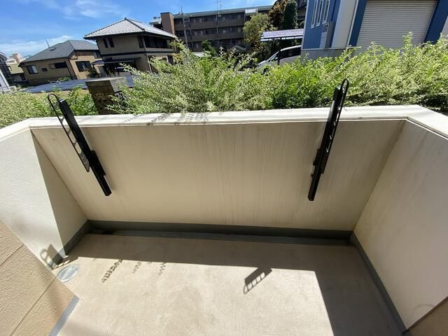 ザ・レギャン　１号棟のバルコニー