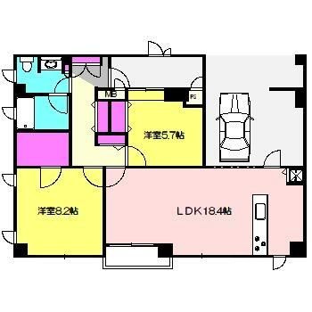 ザ・レギャン　１号棟の間取り