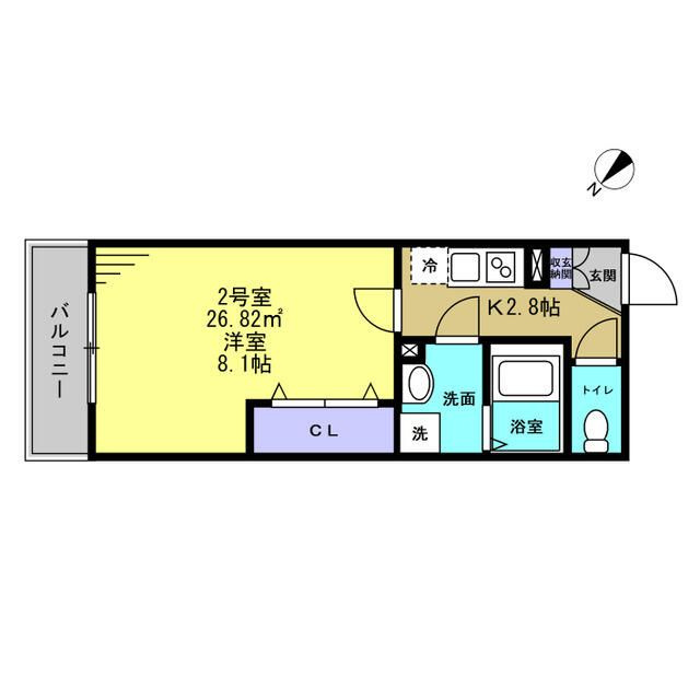 ＡＪ津田沼０１８の間取り
