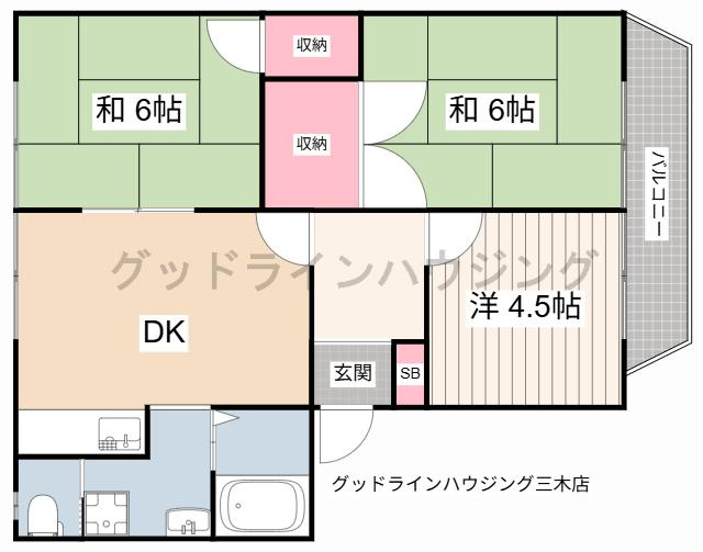 ユートピアエイトの間取り