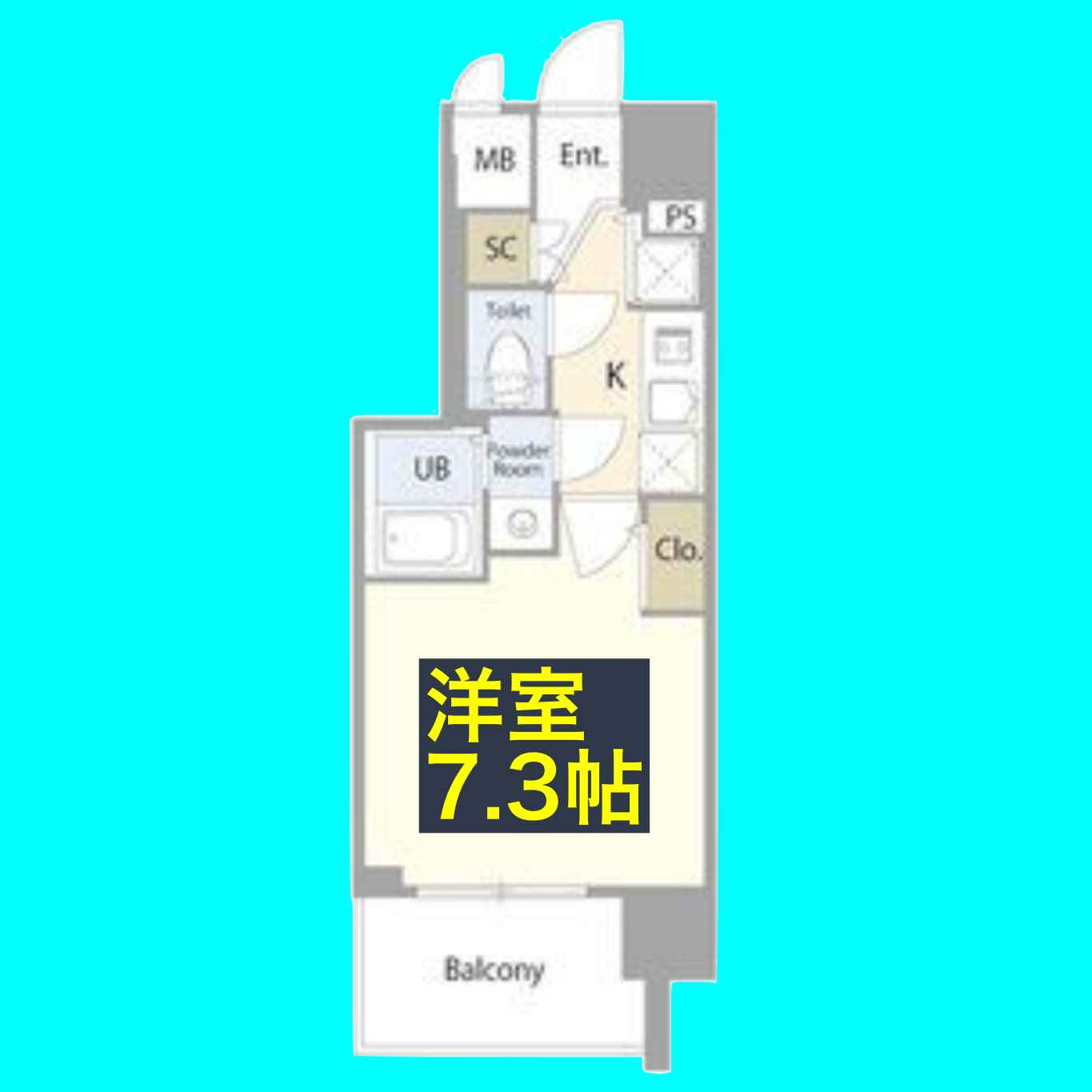 エスリード千種パークフロントの間取り