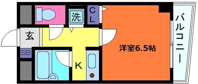 ウエックスマンションの間取り
