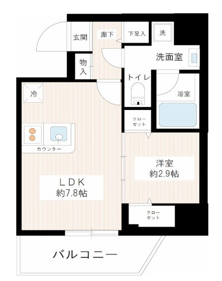 HY’s renata南砂の間取り
