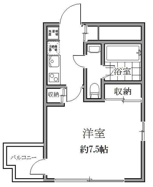 プレール・ドゥーク日本橋リバーサイドの間取り