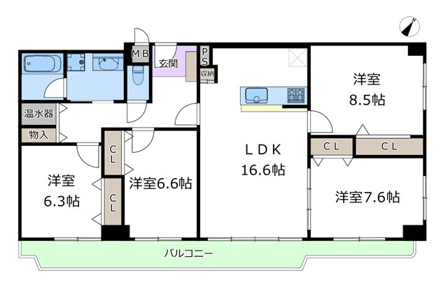 【間取り】 | OTCパークハイツ | エイブルにて取扱い可能な住宅ローンは、全部で10種類以上！お客様にピッタリの住宅ローンを当社のFPよりご案内させて頂きます。住宅ローンのご相談だけでも、お気軽にご相談下さいませ。