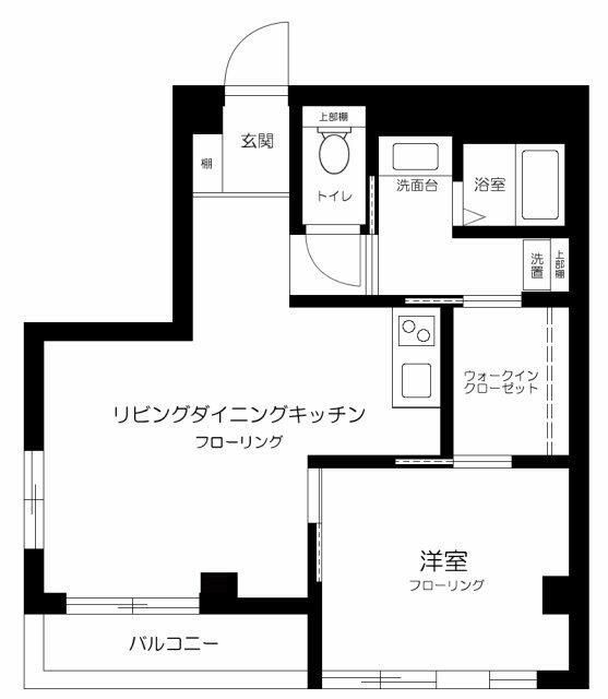 ガーデンヒルズ市ヶ谷の間取り