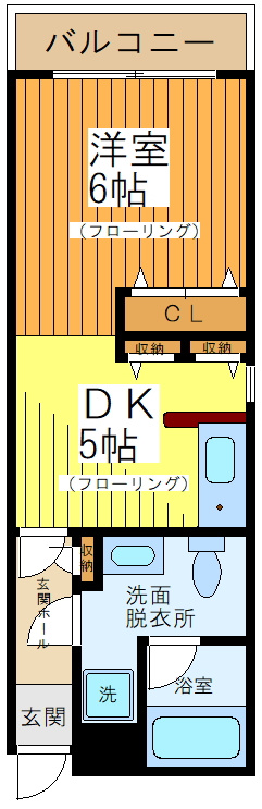 菱和パレス世田谷桜丘の間取り