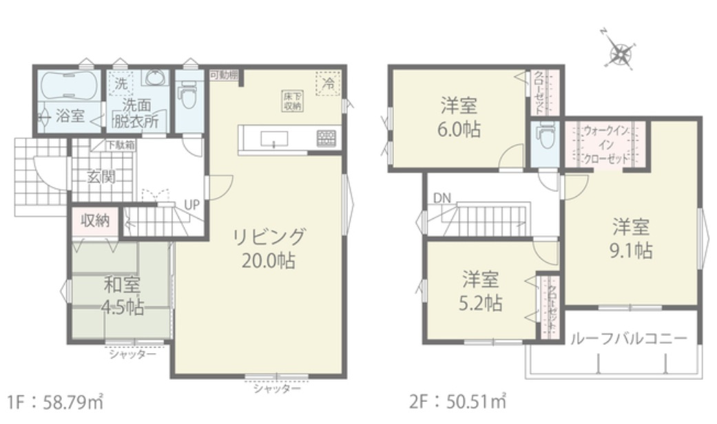 四街道市旭ケ丘２丁目第３期の間取り