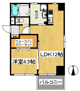 at east（エーティーイースト）【キャッシュバック対象】の間取り