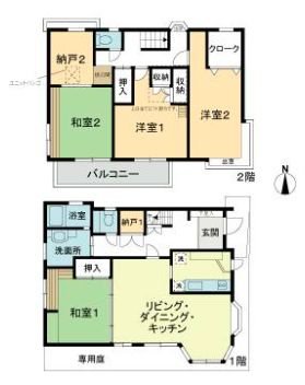 赤羽西3丁目戸建の間取り