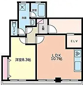 東京都江東区　華本マンションの間取り