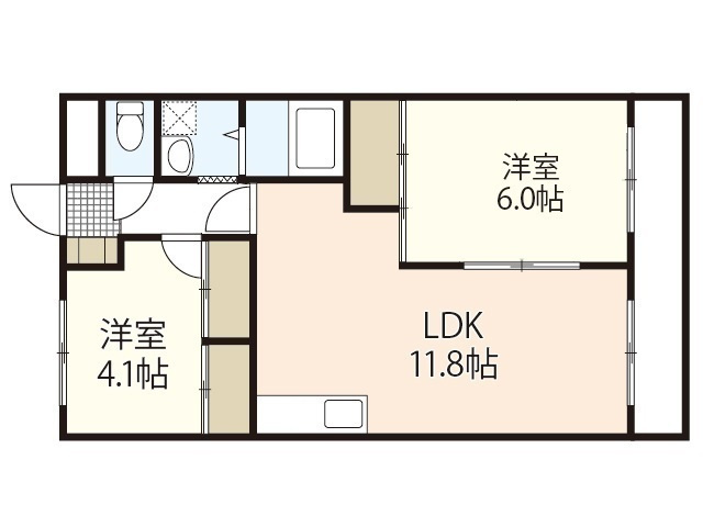 旭グリーンハイツの間取り