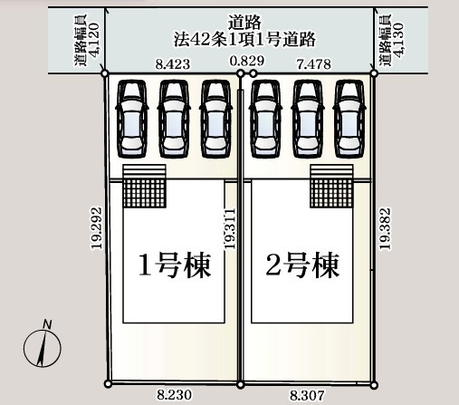 【区画図】 | CRADLE GARDEN深谷市武蔵野 第3　新築住宅