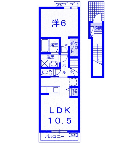 フルラージュの間取り
