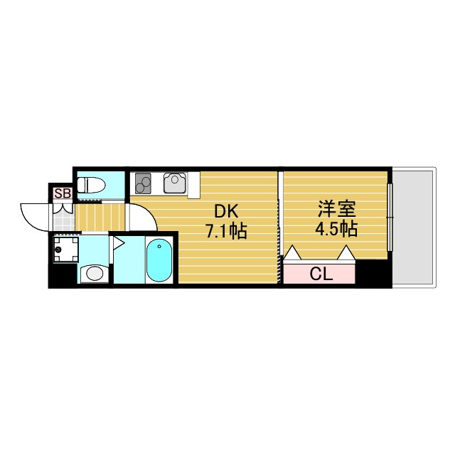 アトール西中島Ⅱの間取り