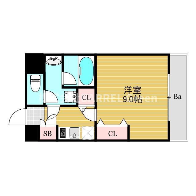 アスール江坂の間取り