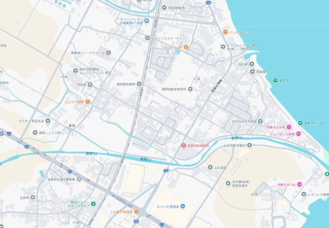 即日案内可能■大津市真野　第1期　新築一戸建ての地図