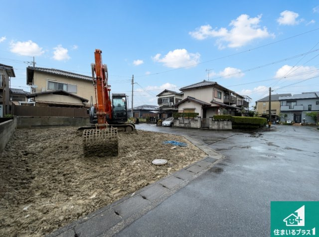 即日案内可能■大津市真野　第1期　新築一戸建ての外観|周辺は落ち着いた街並みの住宅地！子育てがしやすい住環境です！まだ未完成ですが、現地でしかわからない事もございます。是非一度ご覧ください。
