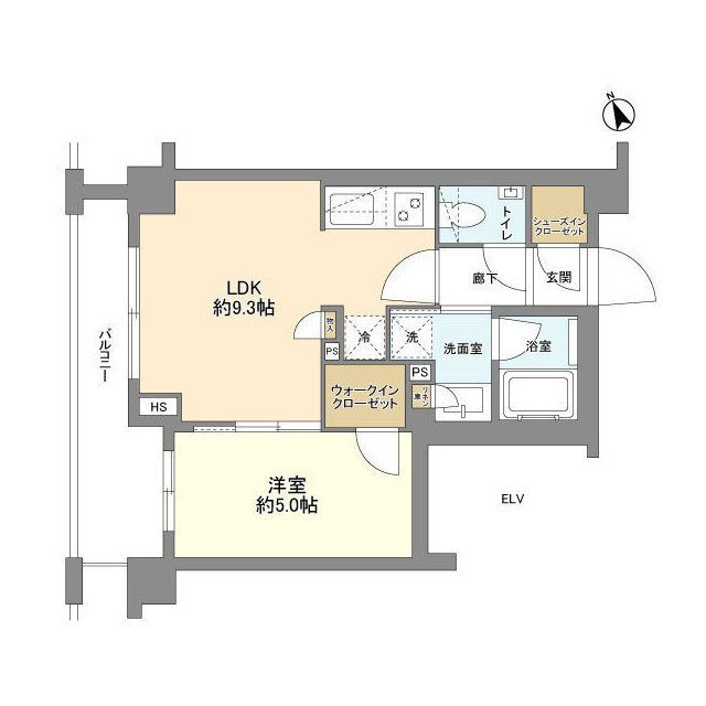 イノバス元住吉の間取り