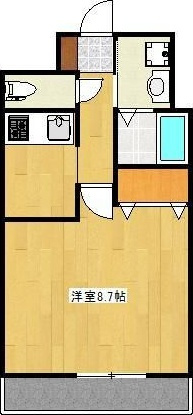 クロノス29新町の間取り