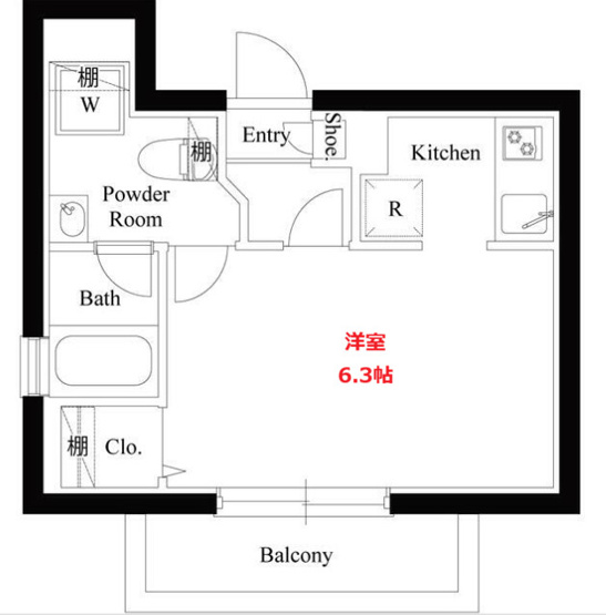 【間取り】 | グランデュオ大森 | お部屋の間取りです。