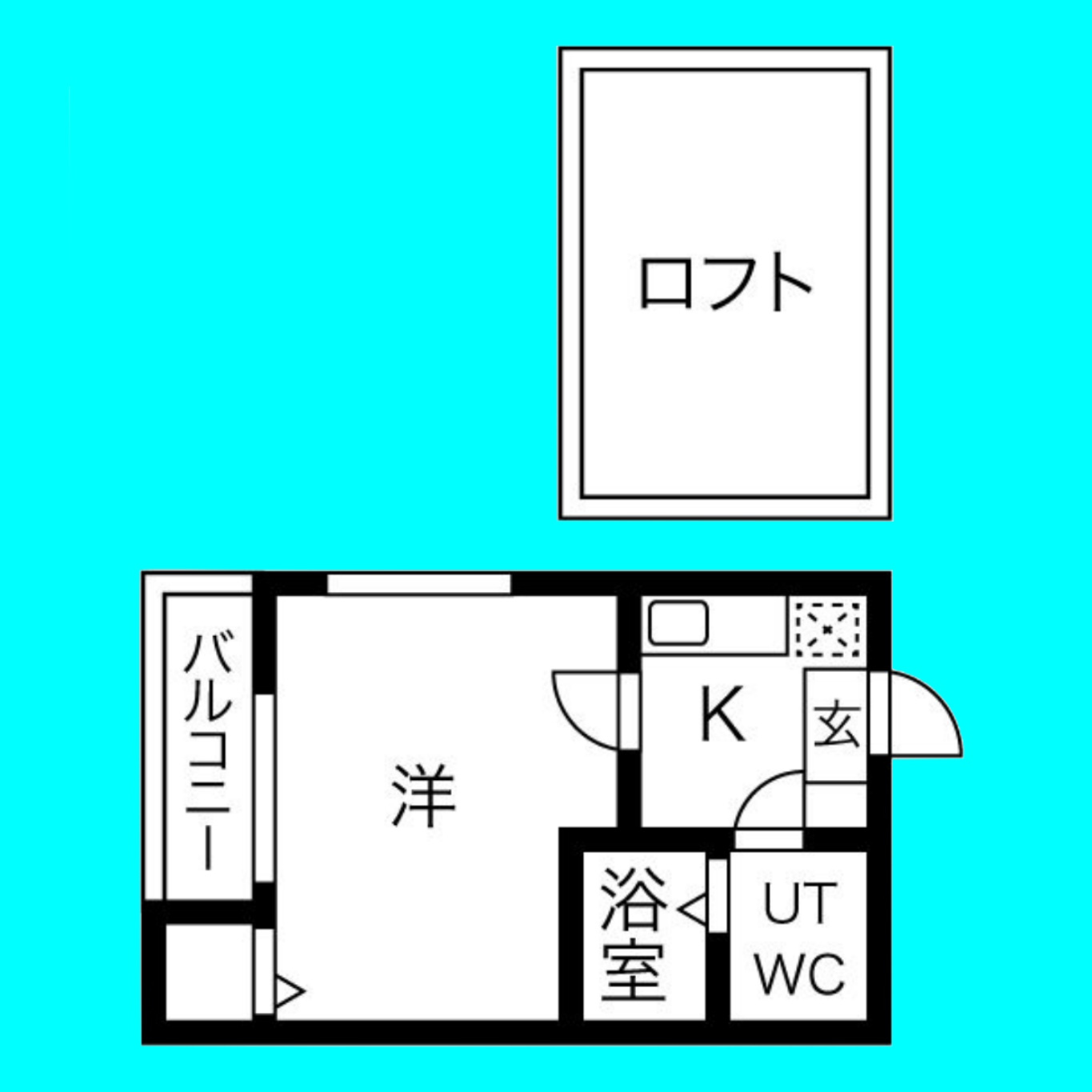 フロール尾頭橋の間取り