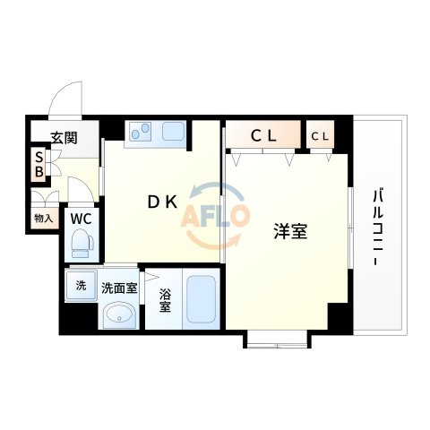プロスパー江坂の間取り|間取り