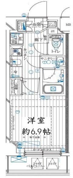 レガリス溝の口の間取り|間取りです。