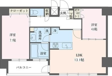 【間取り】 | Leaf Comfort Akabane | 間取り