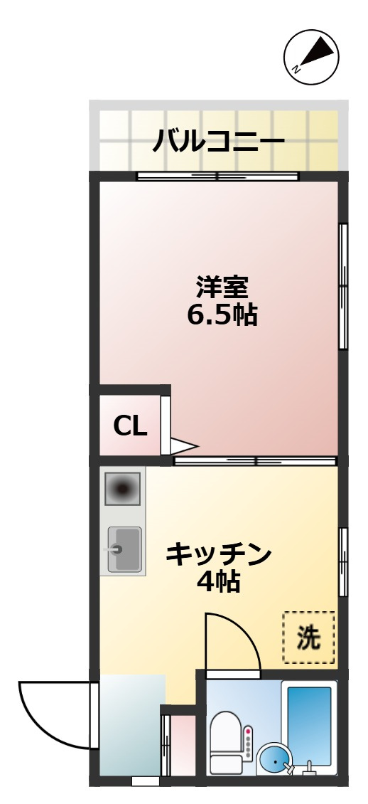 カスタム桜新町　ペット相談　駅近5分　角部屋の間取り