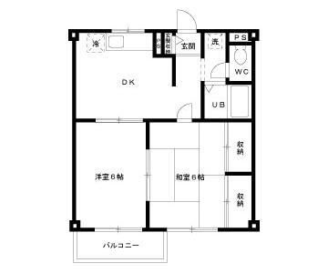 エステートピア青山の間取り