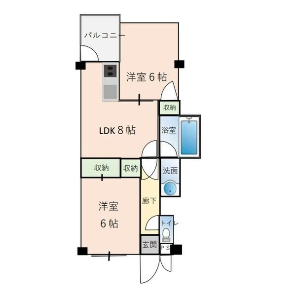 メゾンドールヤマヒデ壱番館の間取り