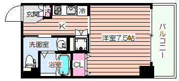 【間取り】 | エスライズ四ツ橋