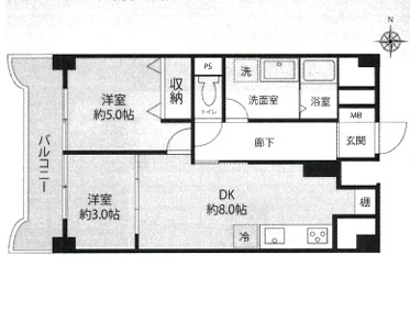 【間取り】 | チサンマンション八王子