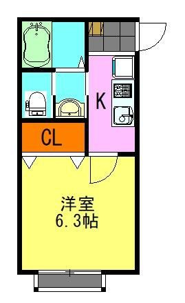 リヴェール寒川の間取り