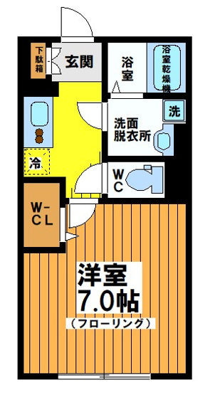 【間取り】 | エルファーロ笹塚1
