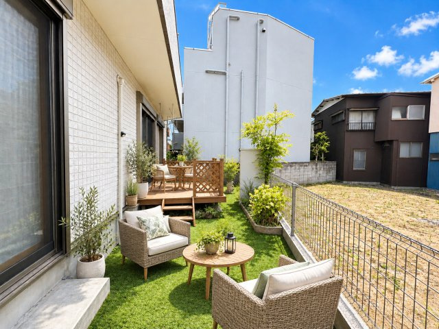 江戸川区北小岩8丁目戸建ての庭|※CGホームステージング画像です。家具・小物等は実際には設置されていません。