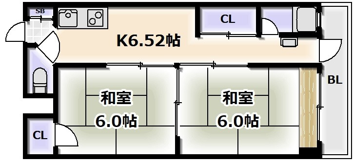 清和苑の間取り