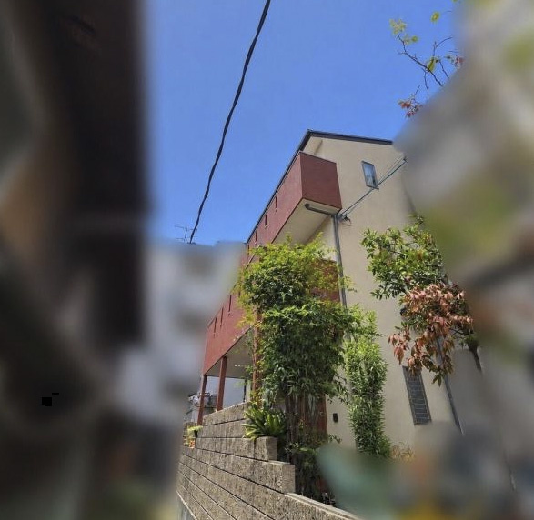 石垣町東側の外観