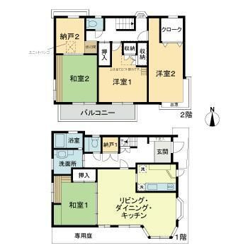 赤羽西３丁目戸建の間取り