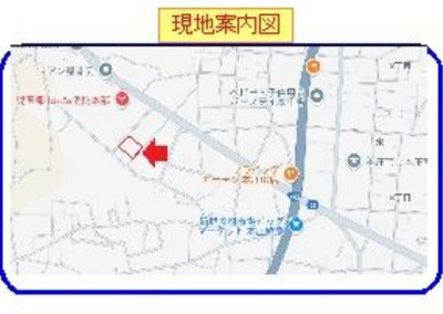 【地図】 | 本庄市西富田西原　売地