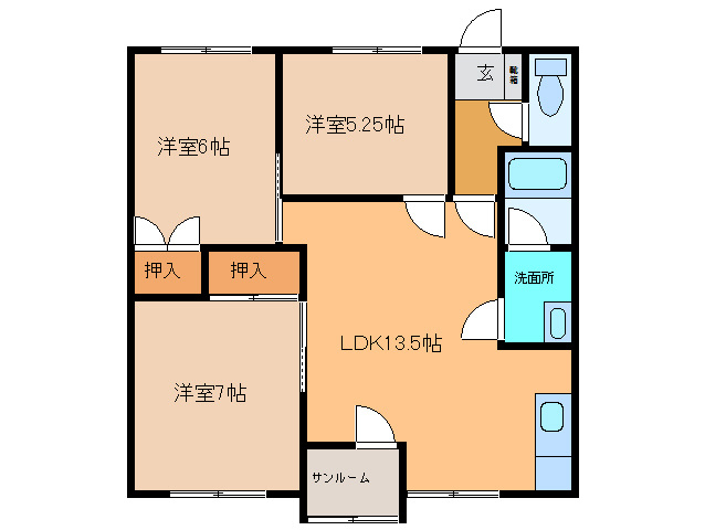 リバーサイドハウスⅡの間取り