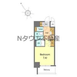【間取り】 | S-RESIDENCE千種駅前ascent(アセント) | 間取りです。