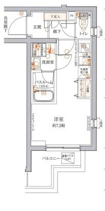 クレヴィスタ品川西大井の間取り