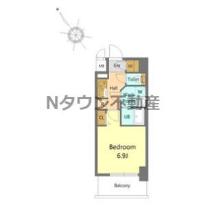 【間取り】 | S-RESIDENCE千種駅前ascent(アセント) | 間取りです。